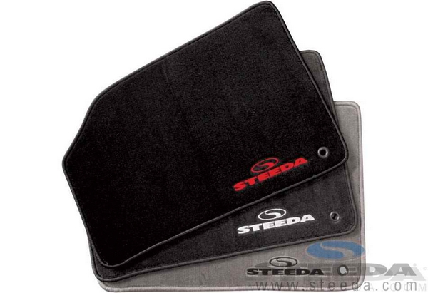 Floor Mats - Gray w/ Black Logo (94-04)